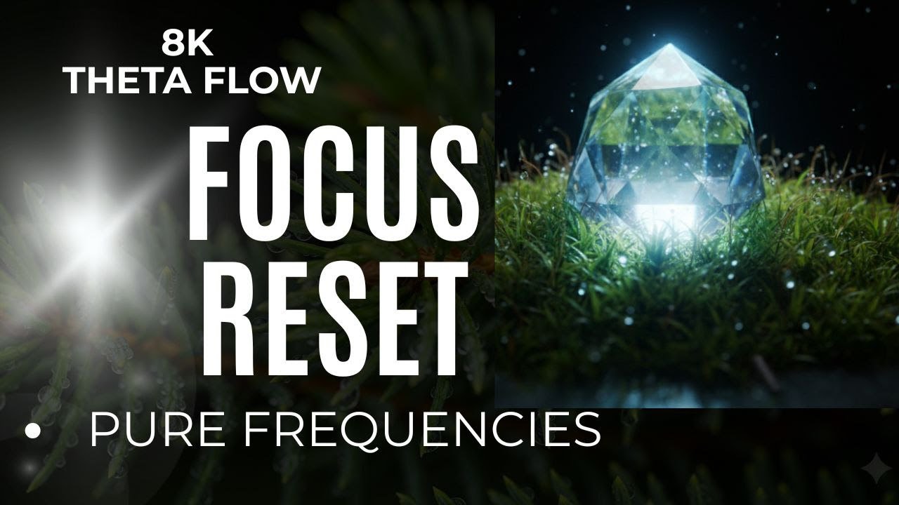 DEEP WORK 8K: Focus Reset for Deep Concentration & Productivity/Глубокая концентрация и Тета-поток