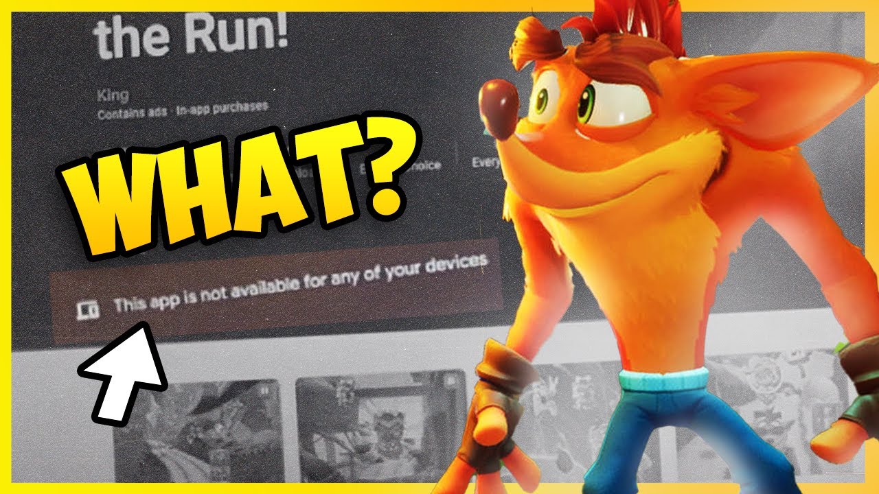 Crash On The Run Removed From Mobile Stores... (But There's More)