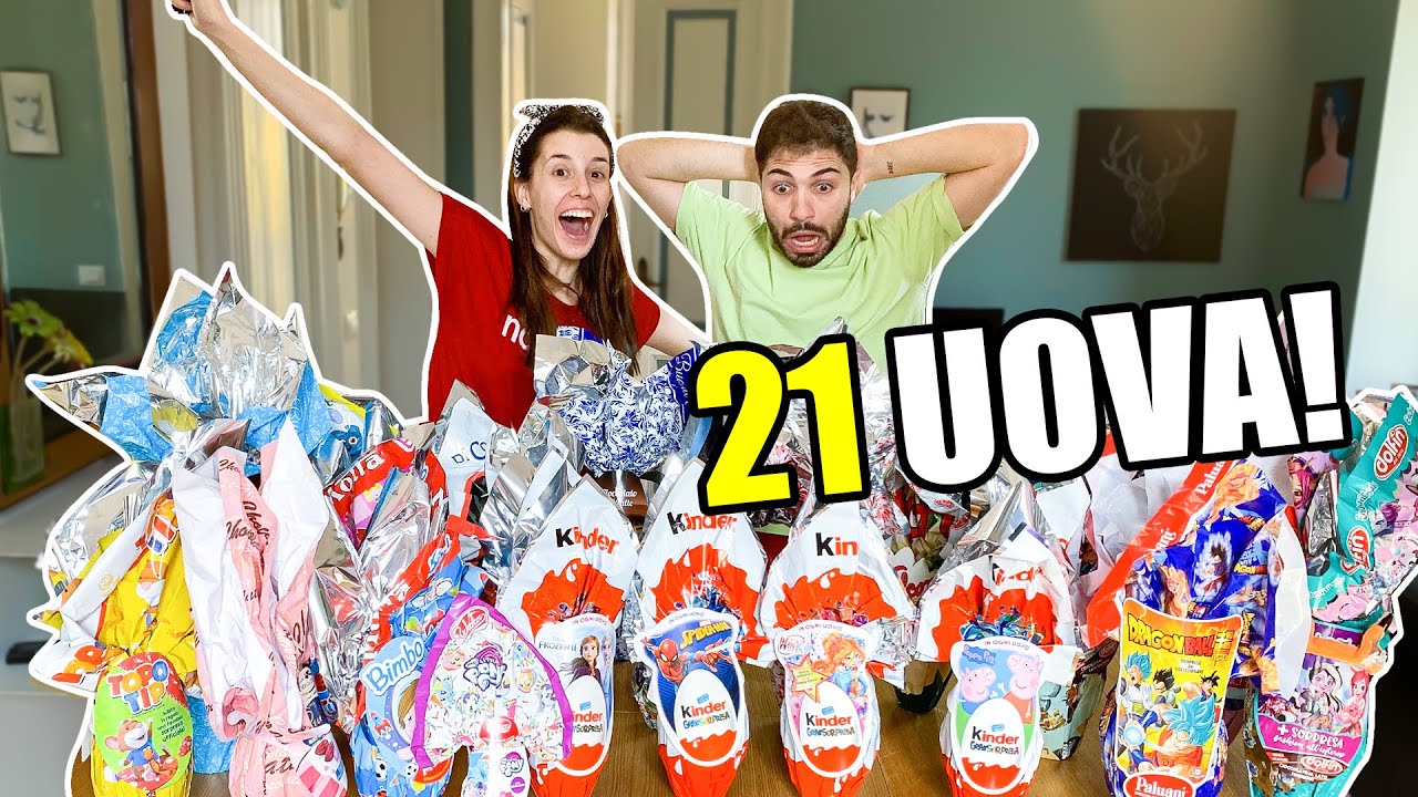APRIAMO 20 UOVA DI PASQUA! 🐣 Qual &egrave; il pi&ugrave; buono?