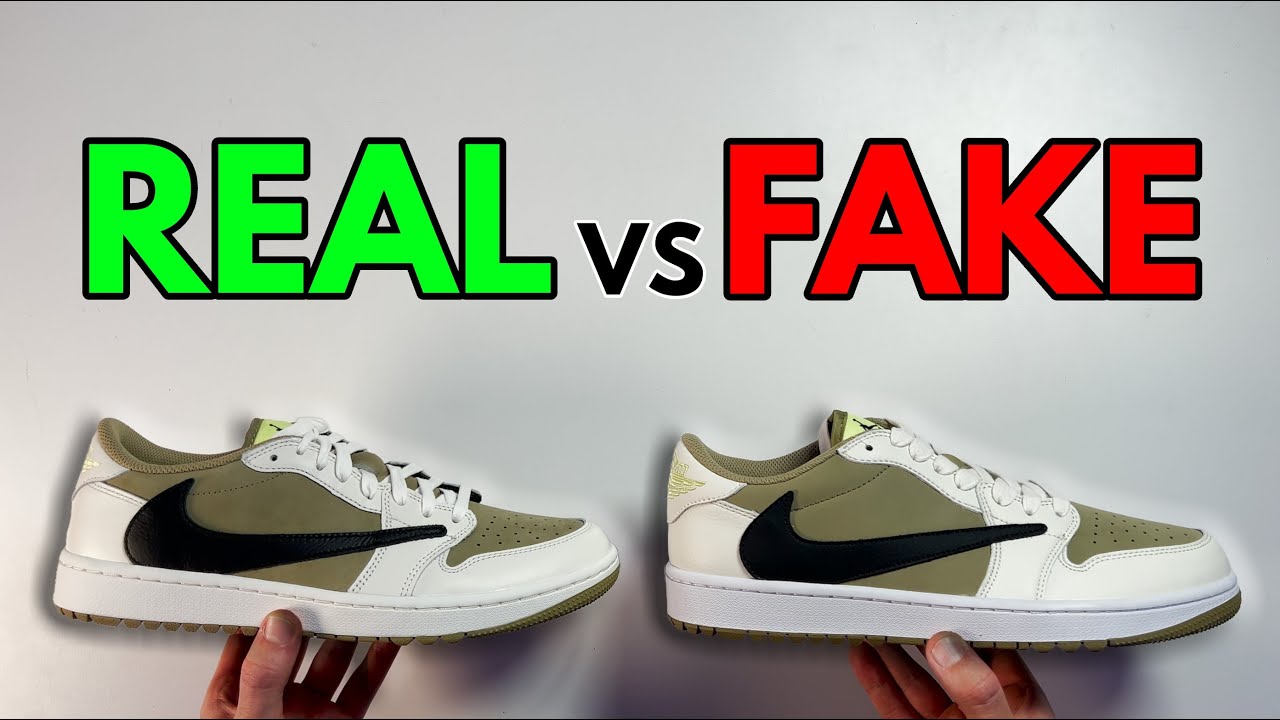 НАСТОЯЩИЕ ИЛИ ПОДДЕЛЬНЫЕ! СРАВНЕНИЕ КРОССОВОК NIKE TRAVIS SCOTT GOLF AIR JORDAN 1 LOW!