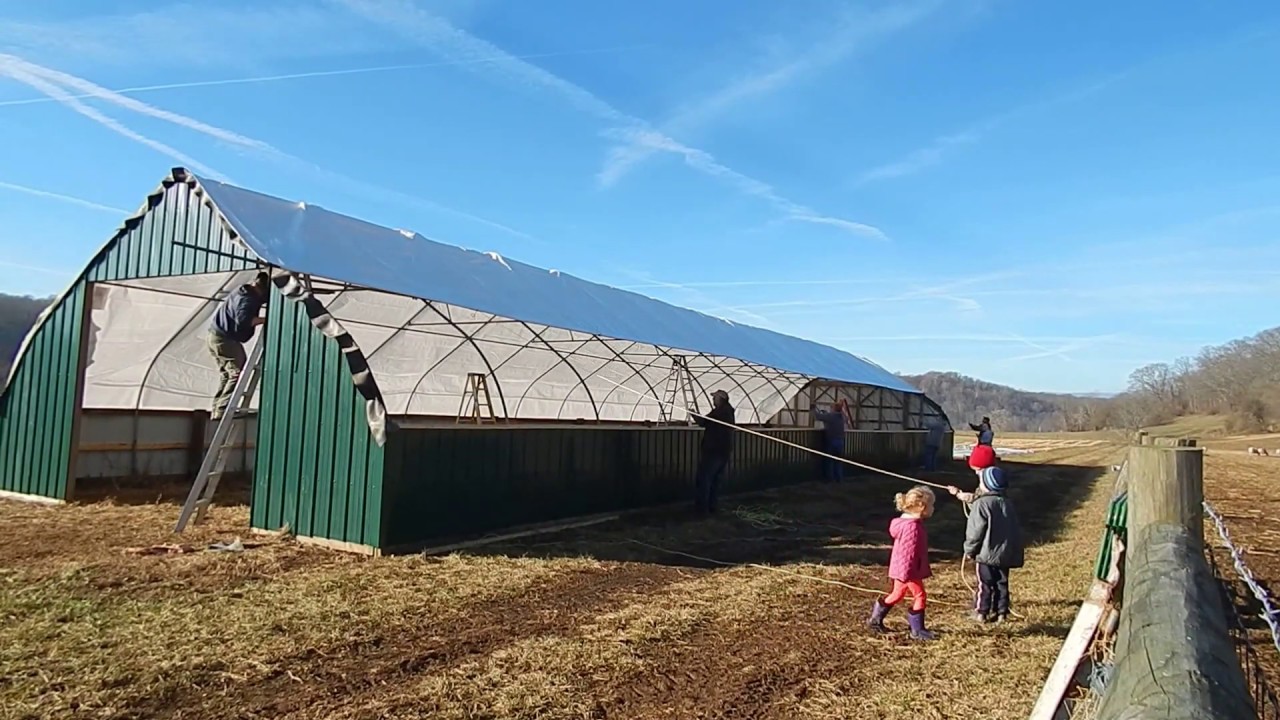 Converting a High Tunnel to a Sheep Barn