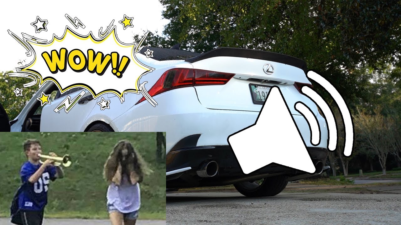 LOUDEST LEXUS IS (BOLT-ON STRAIGHT PIPE)