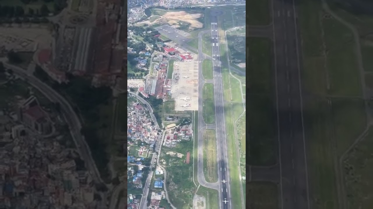 😱🇳🇵Awesome and Most Dangerous Tribhuwan international airport, Ktm