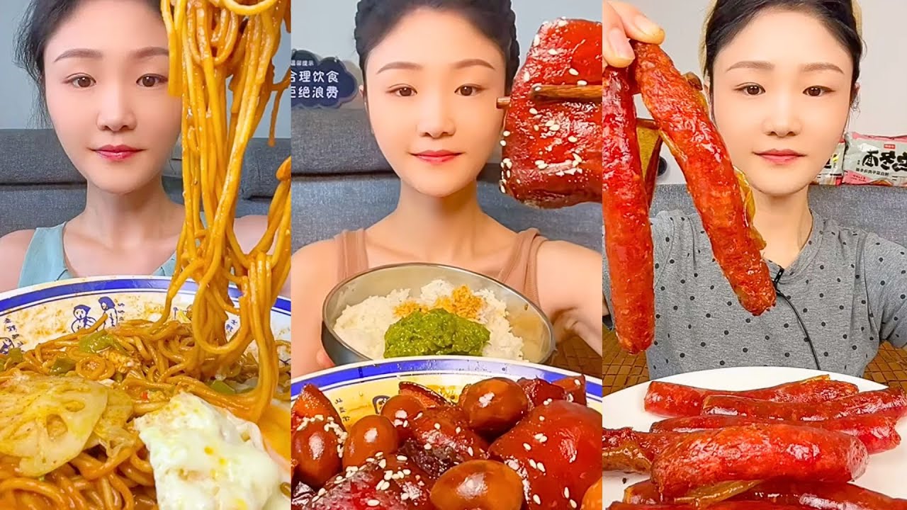 1 Hour ASMR Mukbang | Satisfying Eating Sounds for Sleep, Relaxation & Study #1179