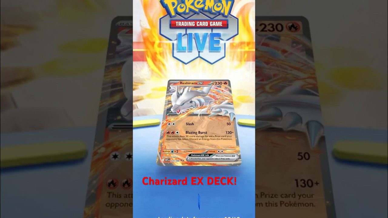 Extremely strong deck for Pokemon TCG live! Charizard EX upgraded 