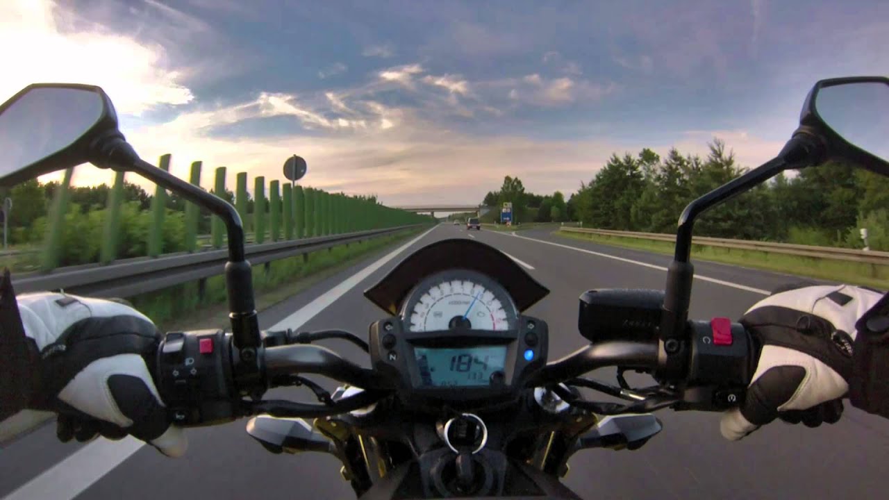 Top Speed Kawasaki ER-6n 2012 / 2013 GoPro Hero 3