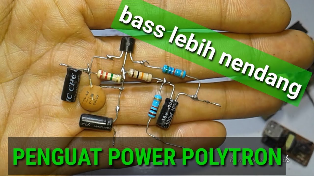 penguat power polytron hanya 1 transistor udah gler
