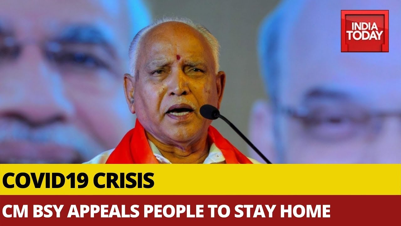 Covid19 Crisis: 83 Cases in K'taka ; CM BS Yeddyurappa Appeals People To Stay Home
