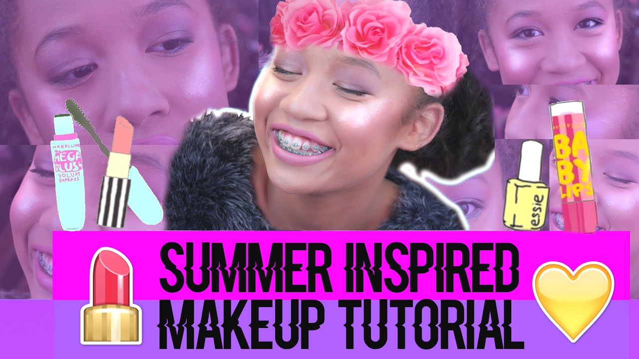 || SUMMER INSPIRED GLAM MAKEUP TUTORIAL! ||