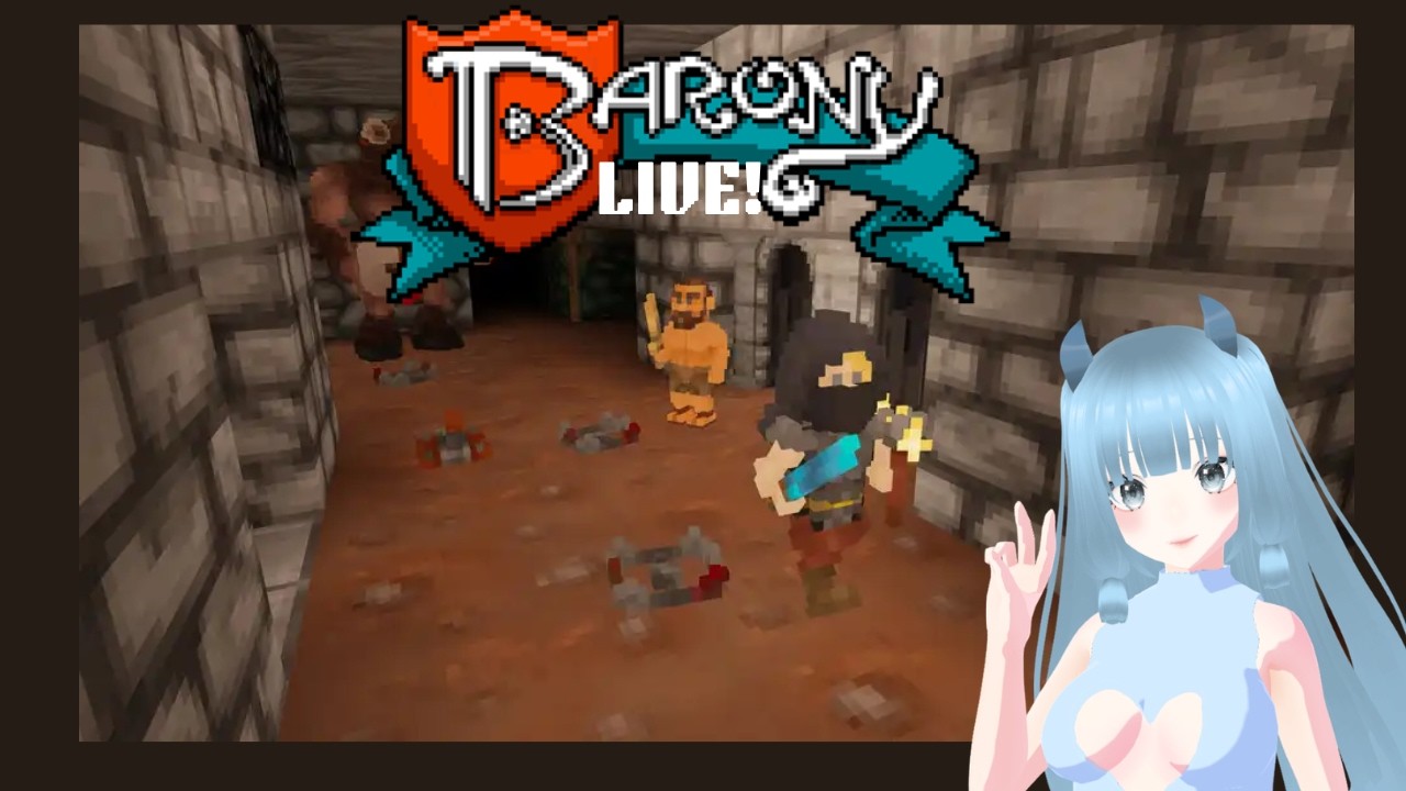 BARONY Is Too Chaotic!! [COLAB] | DinoVtuber | LIVE🔴