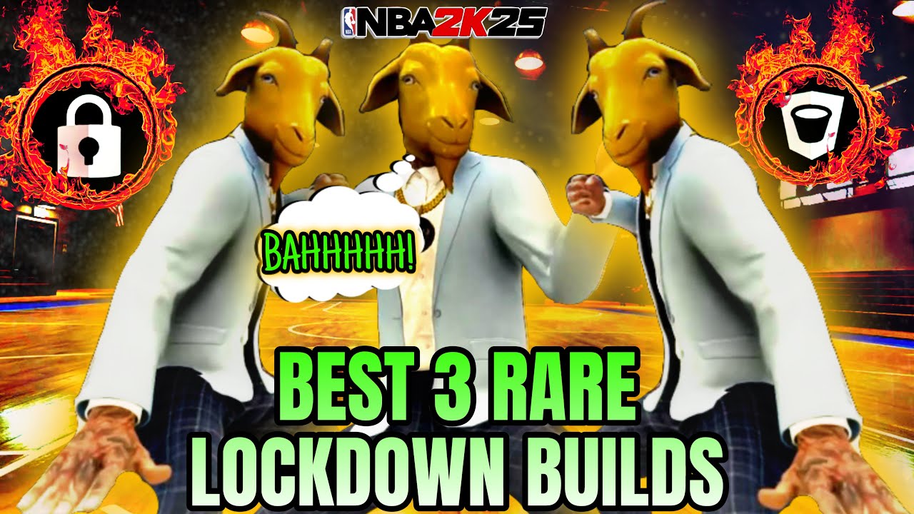 🔒BEST 3 RARE Lockdown Builds in NBA 2K25 Current Gen That Nobody Is Using (Insane Defense!)