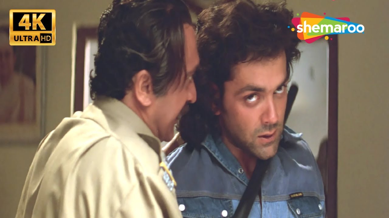 मेरी जेल में नज़रे और आवाज निचे रखना नहीं तो नंगा कर दूंगा | Bobby Deol Movie | Gupt (1997)
