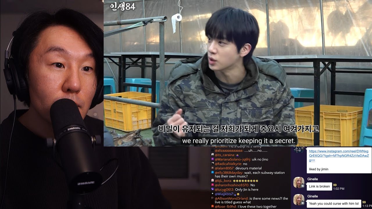 DJ REACTION to BTS JIN w/ KIAN84