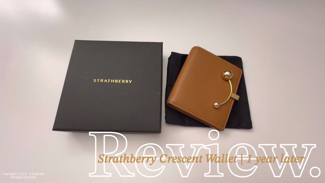 Strathberry Crescent Wallet | 1 year review (subbed)