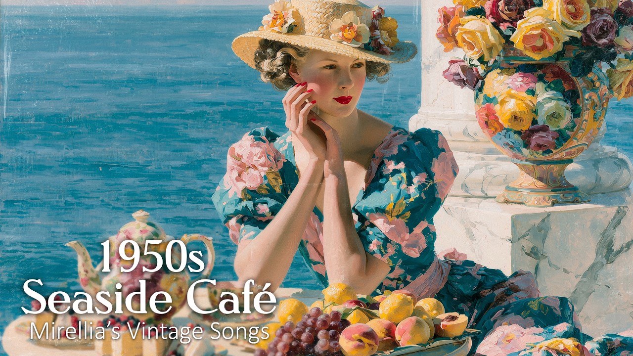 1950s Summer Seaside Caf&eacute; | Timeless Melodies by the Ocean
