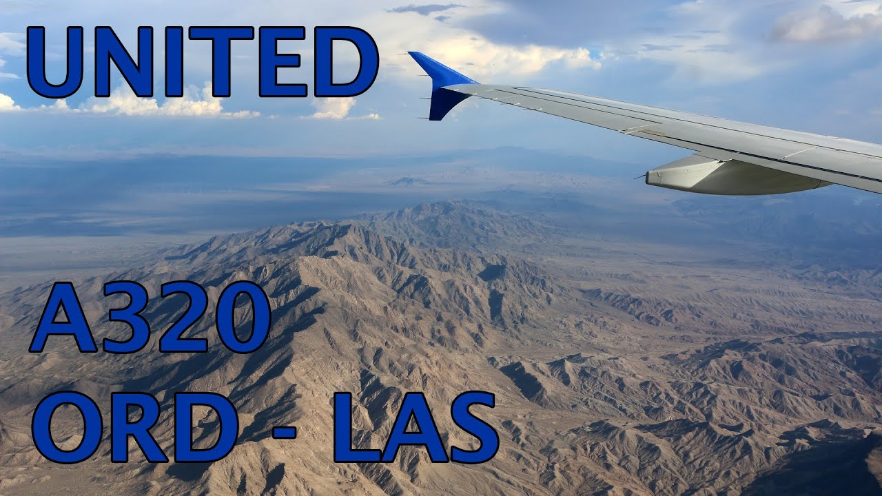 United Airlines A320 flight Chicago (ORD) - Las Vegas trip report