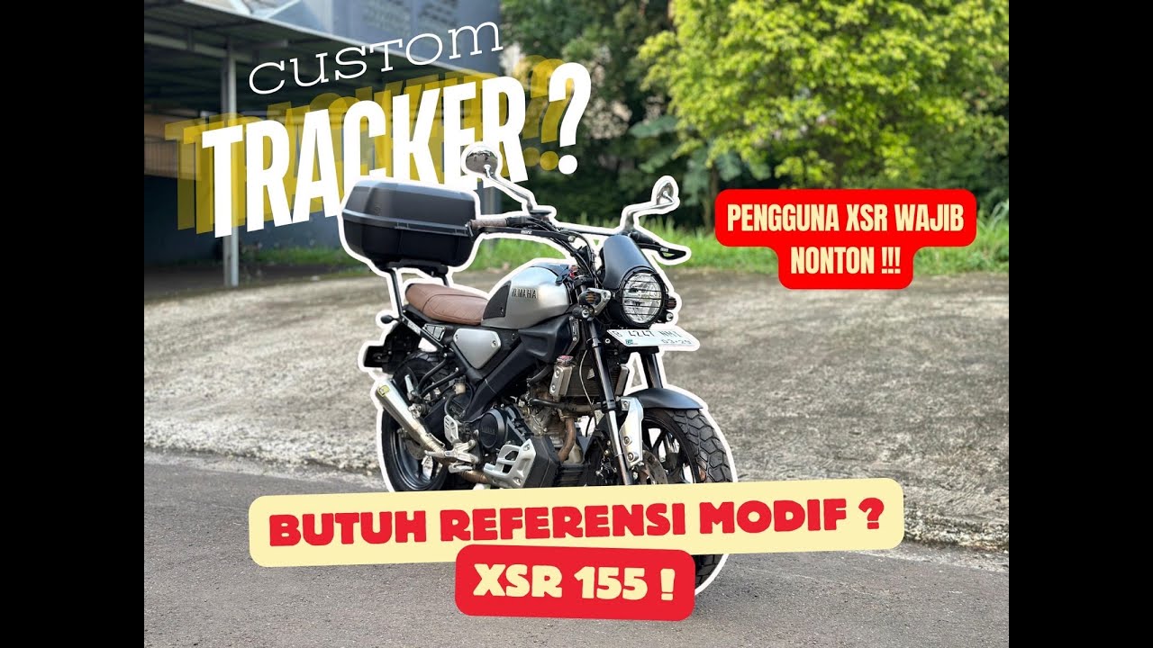 Modifikasi Yamaha XSR 155 yang siap di bawa kemana aja!