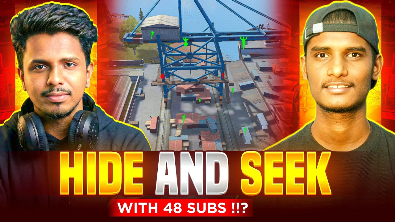 HIDE&SEEK WITH 48 SUBS |TFPGAMING AND DFG SHIVA GMG #tfpgaming