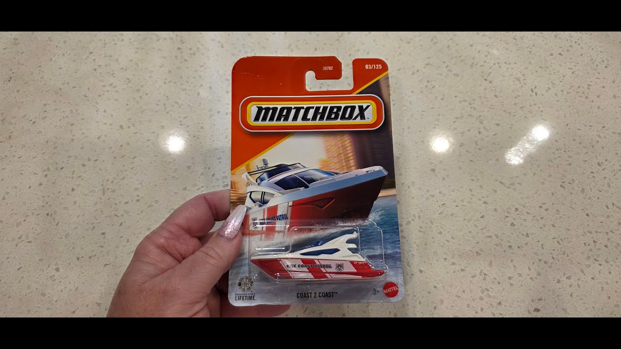 Matchbox Coast to Coast MBX Coast Patrol Boat Un-Carding Unboxing Show & Tell!