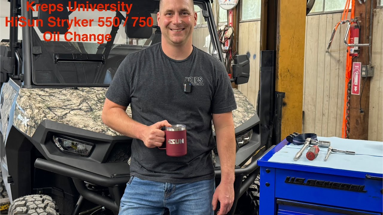 Kreps University - HiSun Stryker 550 / 750 Oil Change Video