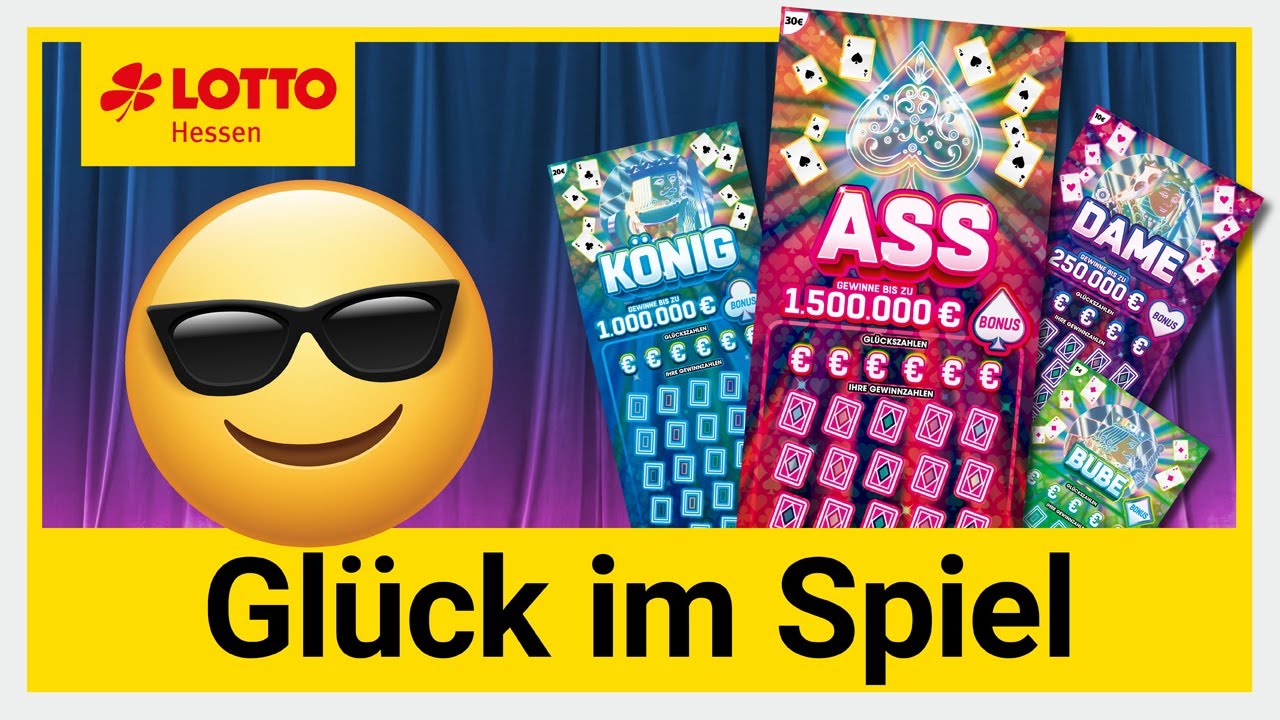 ♦️ Bube, ♥️ Dame, ♣️König und ♠️ Ass im Sonntagsglück Nr. 41| Lotto Hessen | Rubbelkönig