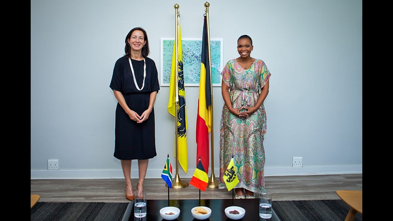 Bathandwa Kwababa in conversation - Geraldine Reymenants: Rep of the Government of Flanders