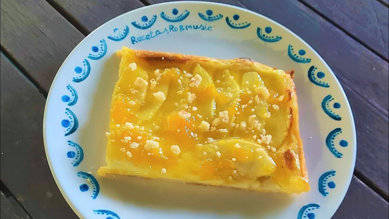 🍰TARTA de MANZANA🍏 con *Crema Pastelera👩‍🍳 🚩Recetasro&music 98