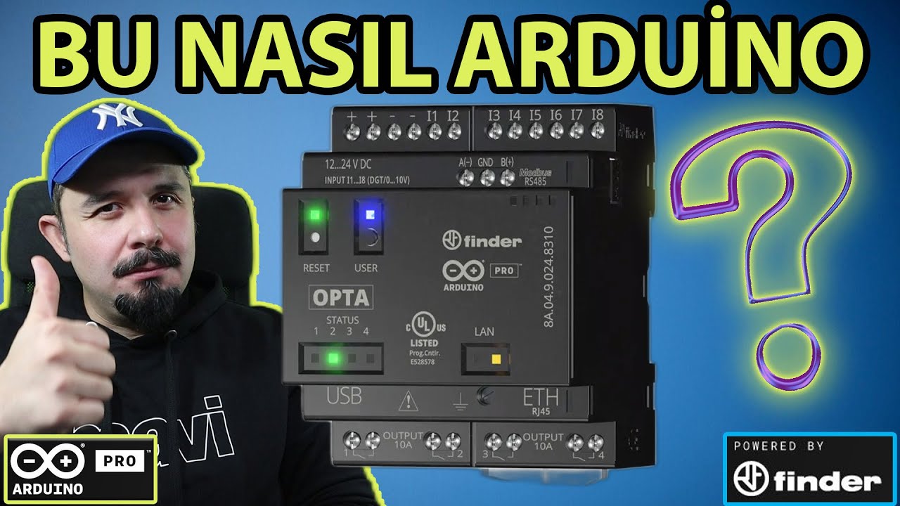 ARDUİNO OPTA PRO | MÜHENDİSLER İÇİN !!!