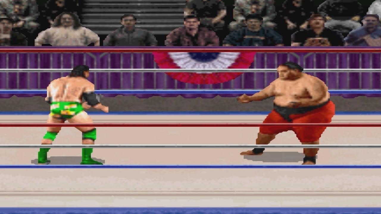 Рейзор Рэймон против Йокозуны - WWF WrestleMania - Аркадная игра 1995 года