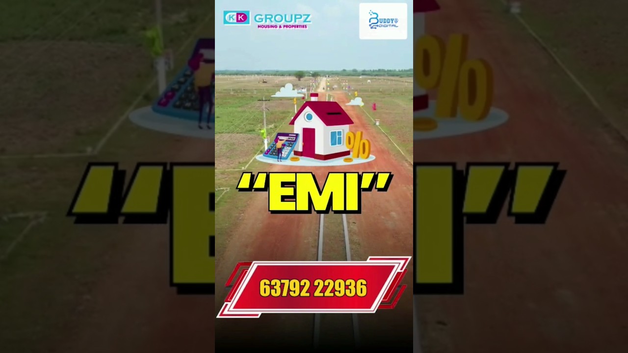 EMI plots at 10mins fromponneri railway station#shorts #ytshorts #viral