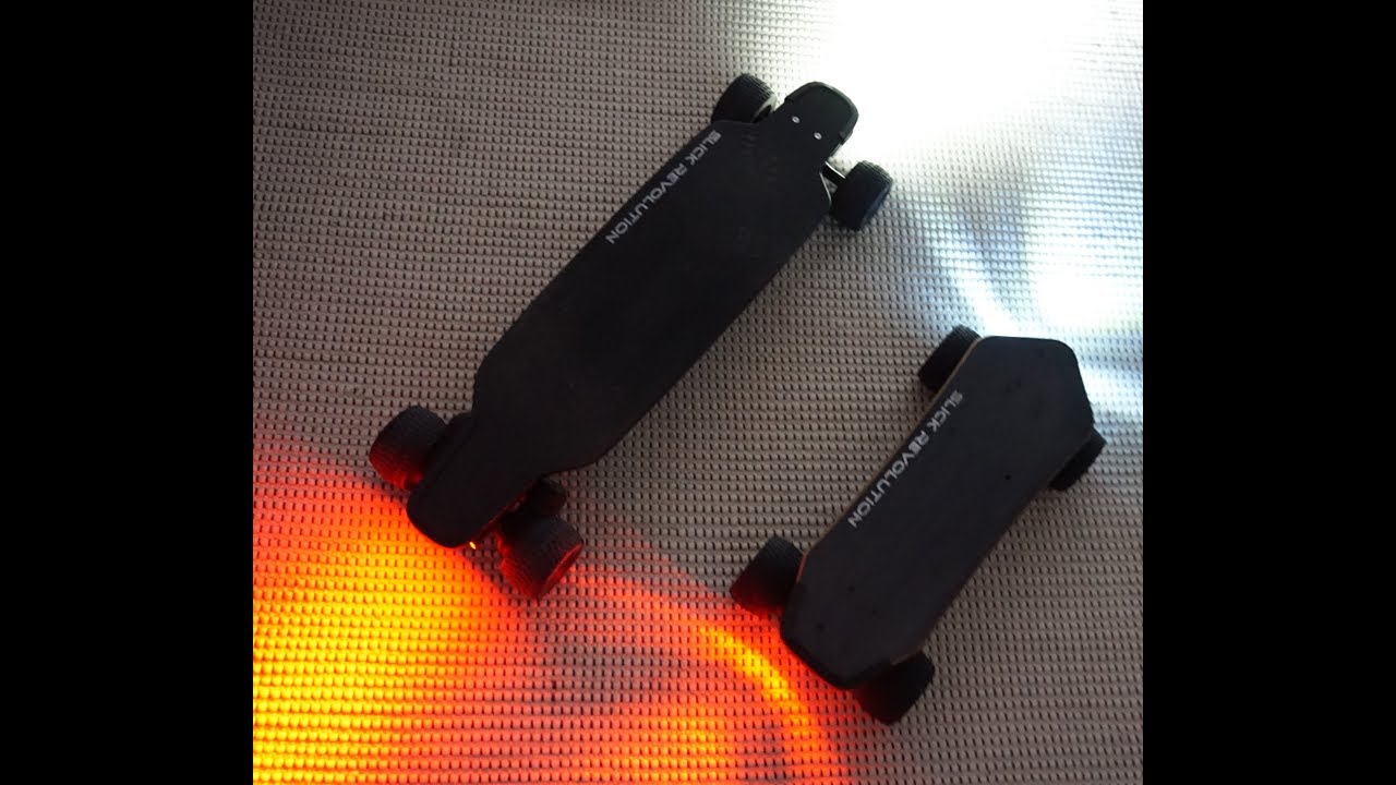 Electric skateboard safety lights / comparison with shred lights.