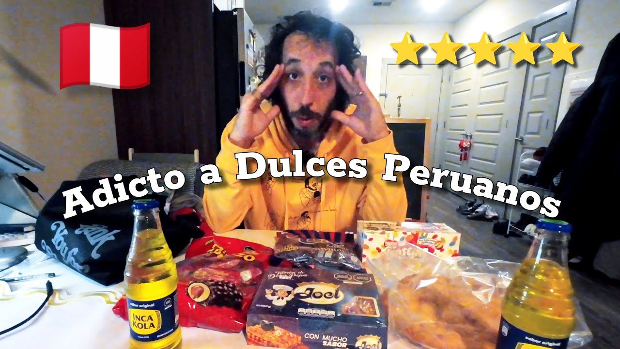 Feliciano prueba MÁS Dulces de Perú 🇵🇪 (vlog/reacción)
