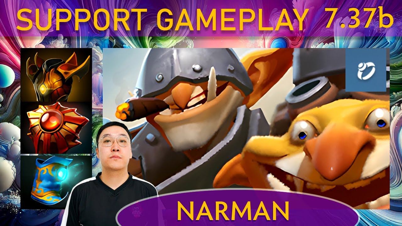 ✨ 7.37b NARMAN Techies |K+A-D - 25 KP - 71%| Support Gameplay - Dota 2 Top MMR