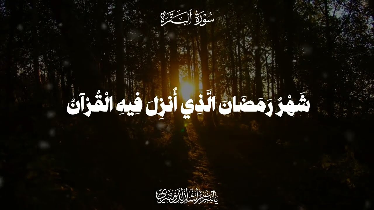 أيات بينات لي شهر رمضان المبارك الشيخ #ياسر_الدوسري #القرآن_الكريم #مسجد_الحرام 