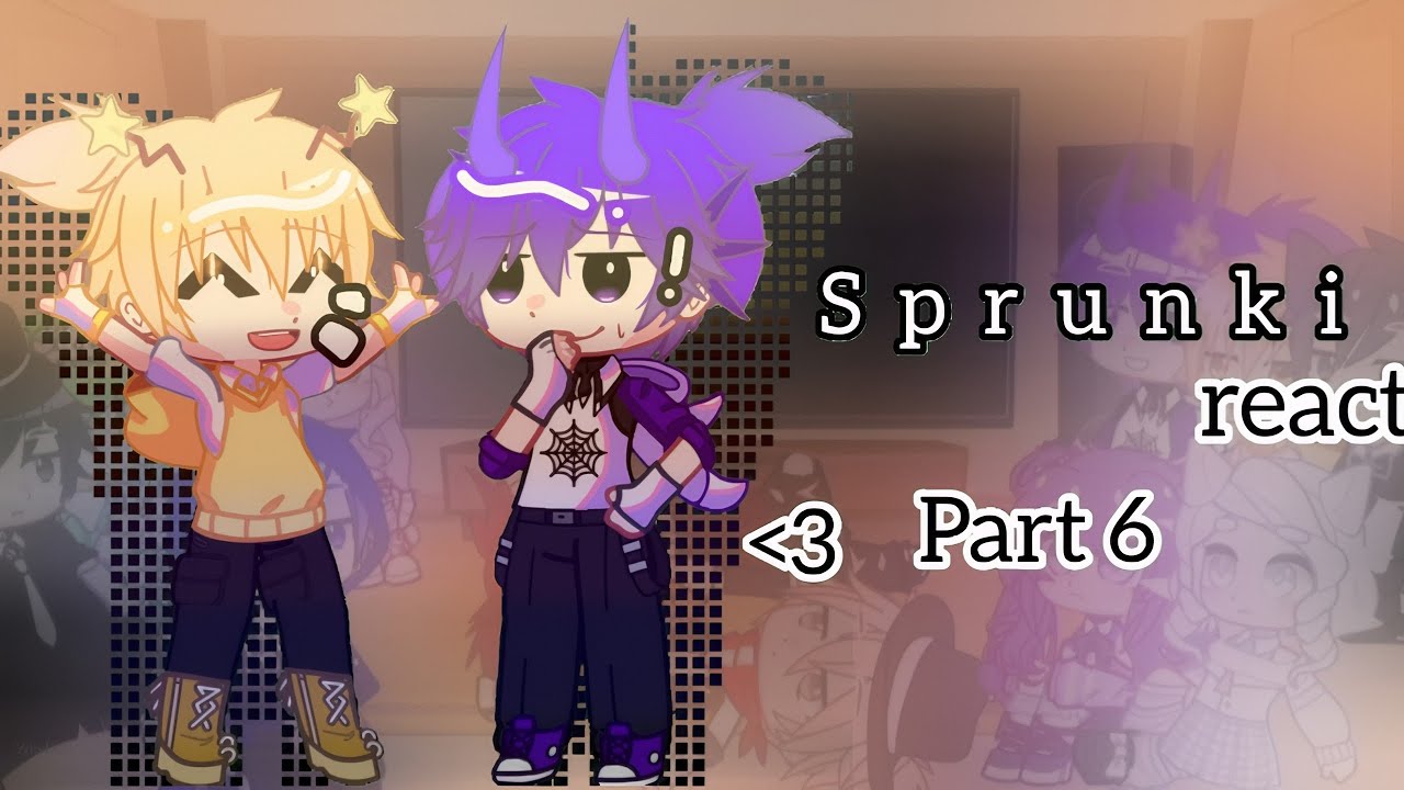Sprunki react tikitok compiltion part 6🎀 #gachalife2 #gachaclub #gachanebula #gachalife #edit