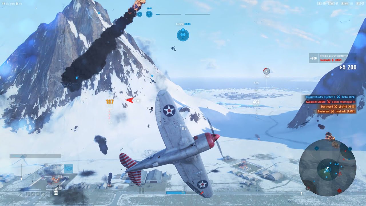 World Of Warplanes - Easier way to get Gabreski Medal (USA XP-44)