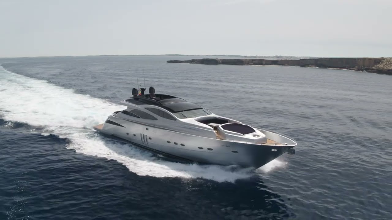 PERSHING 90 YACHT FOR RENT IN IBIZA AND FORMENTERA ISLANDS. YACHT FOR RENT IN IBIZA