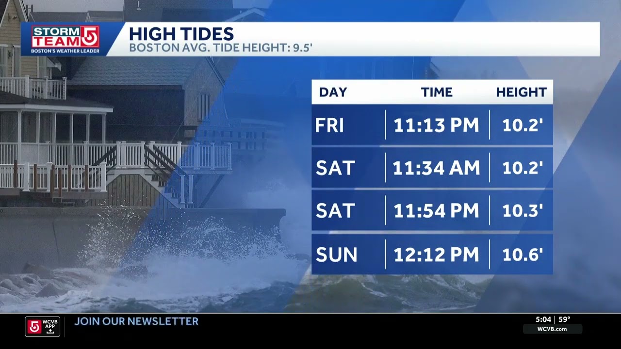 Massachusetts coastal communities prepare for possible nor'easter