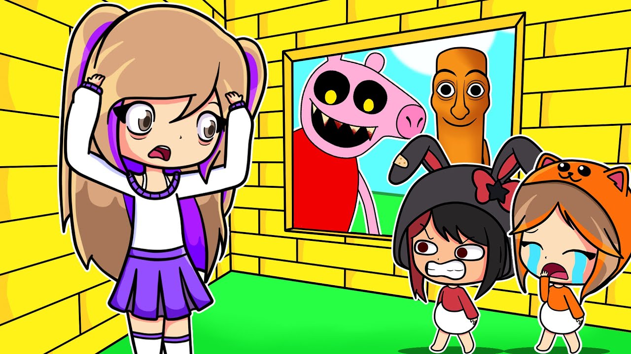 CONSTRUYE para PROTEGER a BEBÉ KIRA y MANDARINA en Roblox