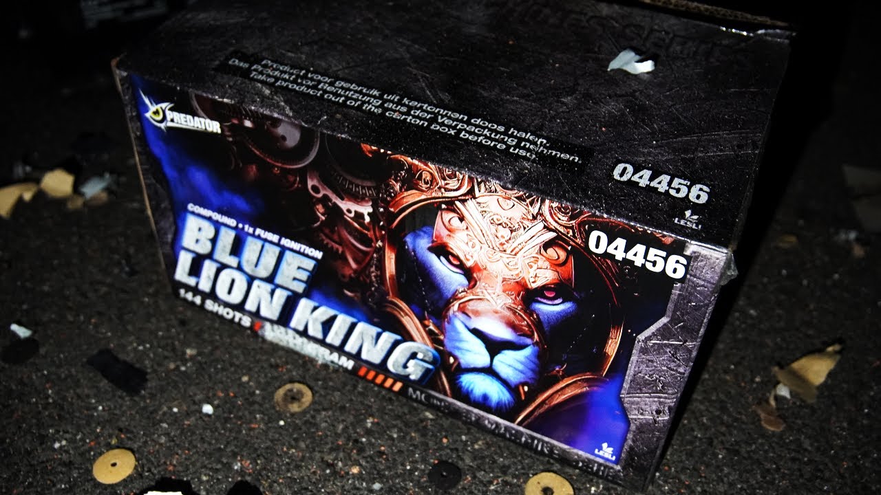 Blue Lion King von Lesli/Predator | 100€ Feuerwerk Verbund | Silvester 2024/25