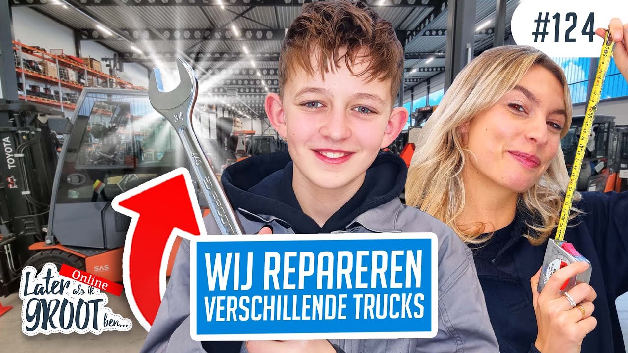 HEFTRUCKS &eacute;n ZELFRIJDENDE voertuigen: Kay's (12) droom komt uit.