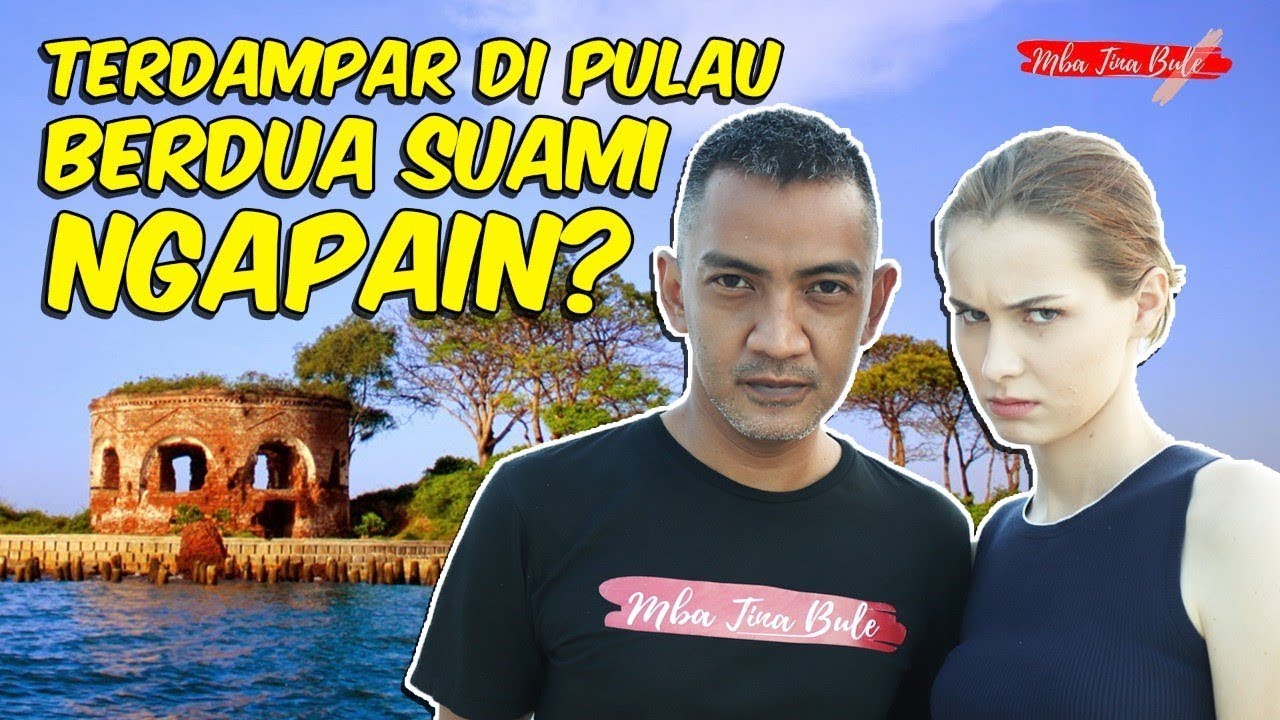 Mba Tina Bule TERDAMPAR Bareng SUAMI di Pulau Ngapain ya???