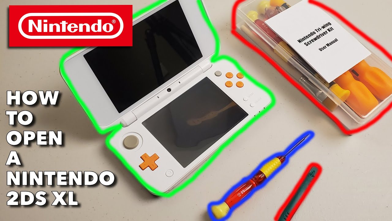 КАК ВСКРЫТЬ NINTENDO 2DS XL — И НУЖНЫЕ ИНСТРУМЕНТЫ ДЛЯ РЕМОНТА