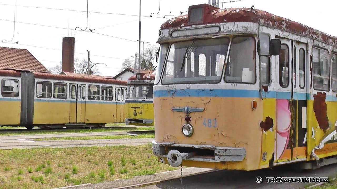 2019.04.22. - Villamosok a DKV Zrt. telephelyén