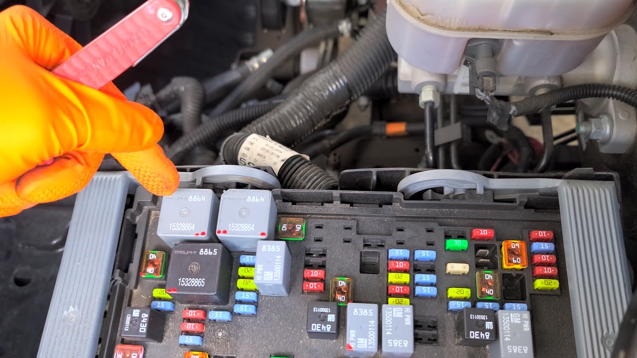 2009 Chevy Silverado Cooling Fan Fuses & Relays