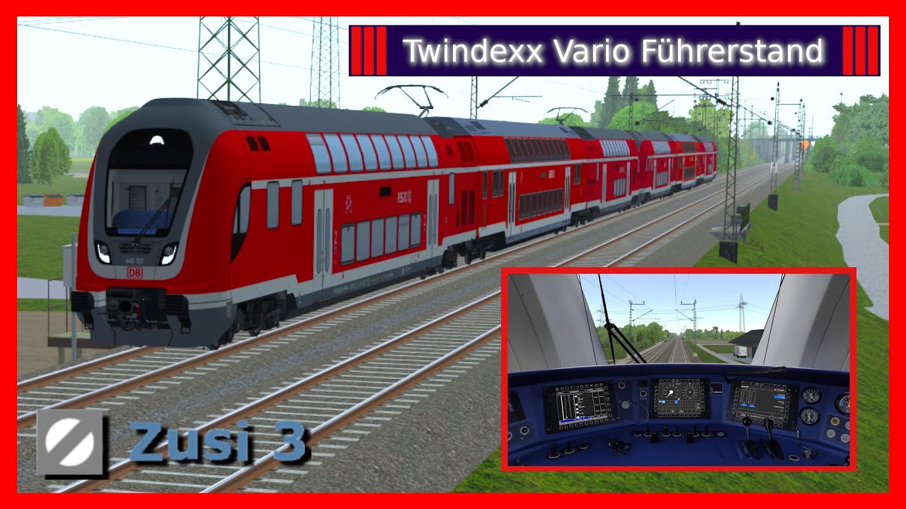 Zusi 3 | Vorstellung Twindexx Vario Führerstand BR 445 | Tf Südost