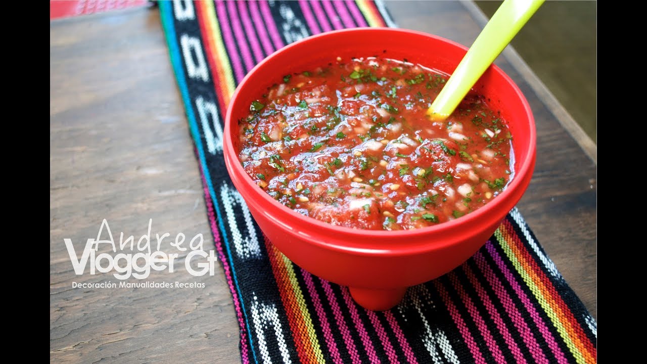 Chirmol Guatemalteco || Receta Super Facil