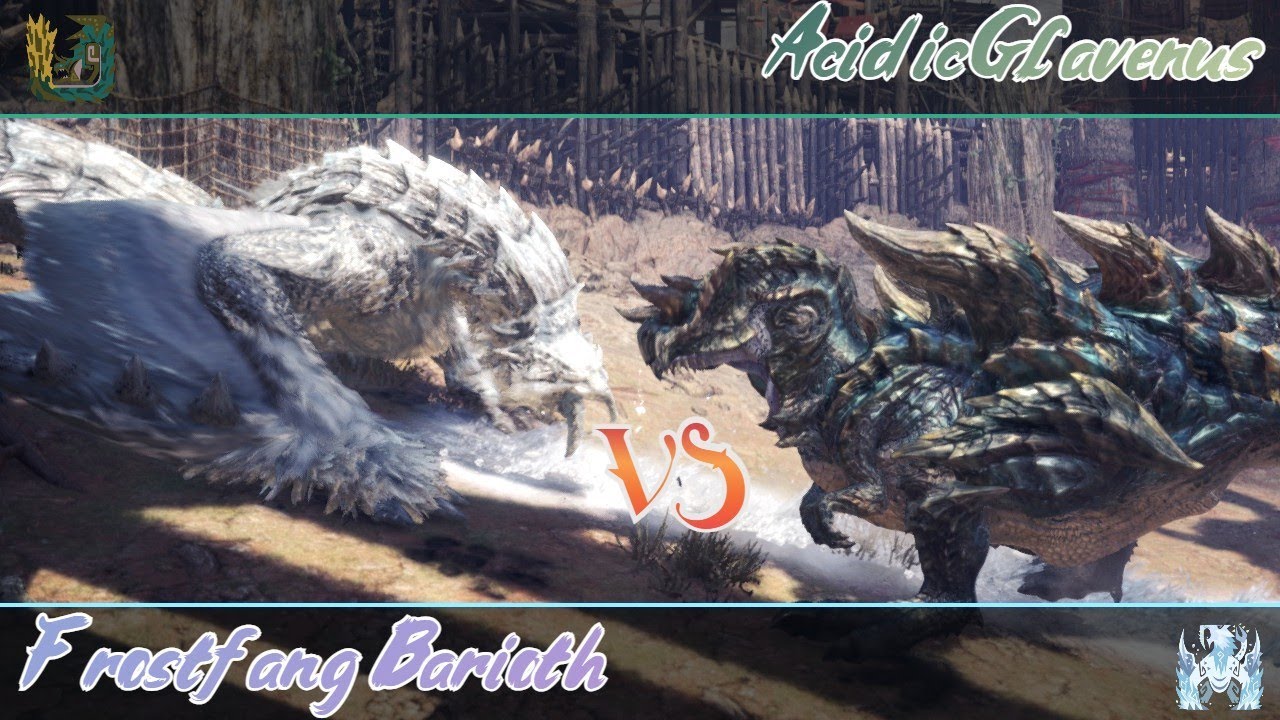 Frostfang Barioth VS Acidic Glavenus (FULL FIGHT TURF WAR) | Tournament