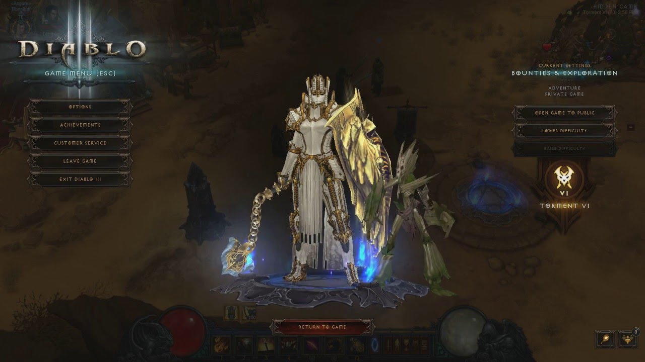 Crusader Thorns build (Invoker set) - Diablo 3 v2.4