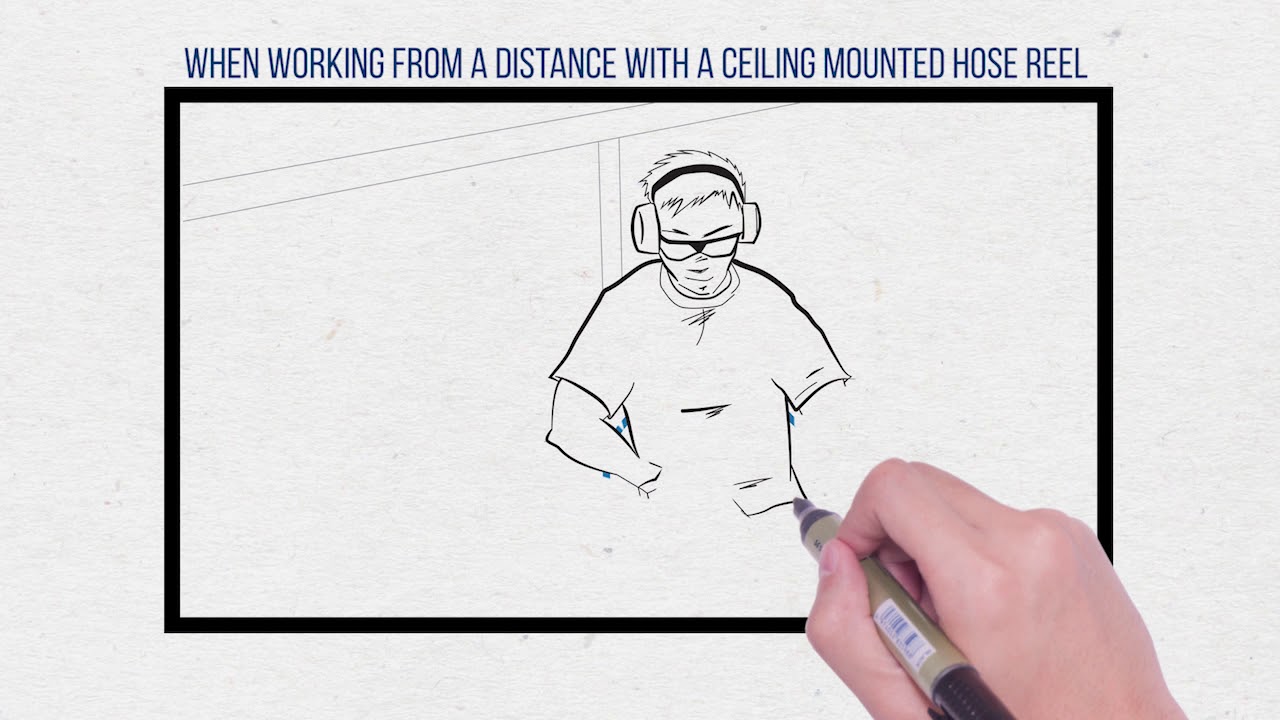 CEJN Open Safety Reel  - Rewind operation